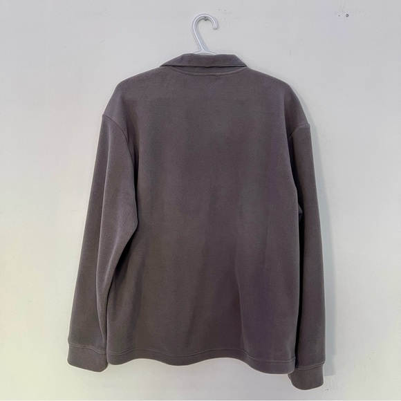 (M) GAP Men's loose-fitting half-zip microfleece sweater - Picture 5 of 6